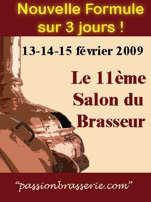 affiche Salon du Brasseur 2009 Saint Nicolas de Port nouvelle formule