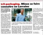 article Journal des entreprises biographie Laurent rémy LCI-Packaging
