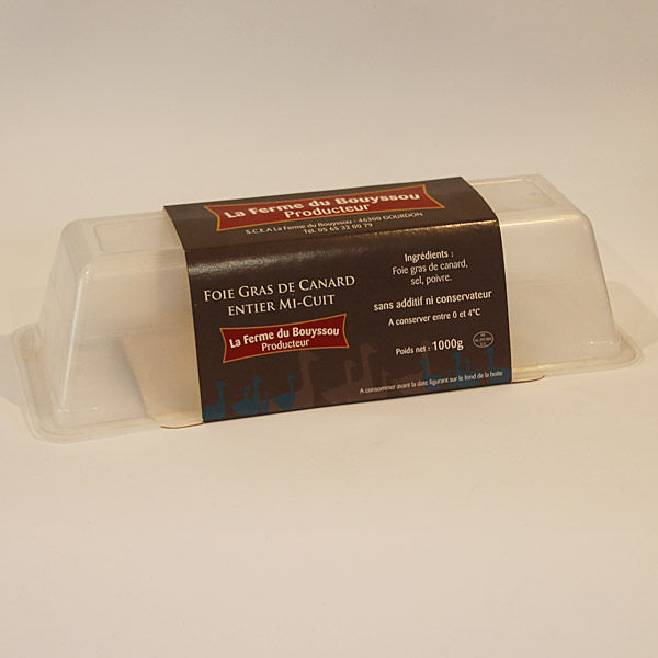  Packaging fourreau étuis alimentaire foie gras